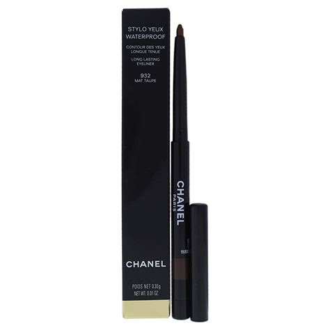 chanel stylo yeux waterproof 932 mat taupe|brun agape chanel eyeliner.